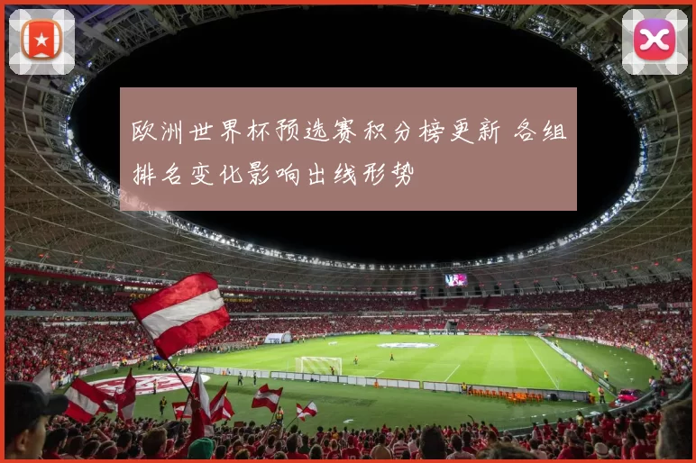 欧洲世界杯预选赛积分榜更新 各组排名变化影响出线形势